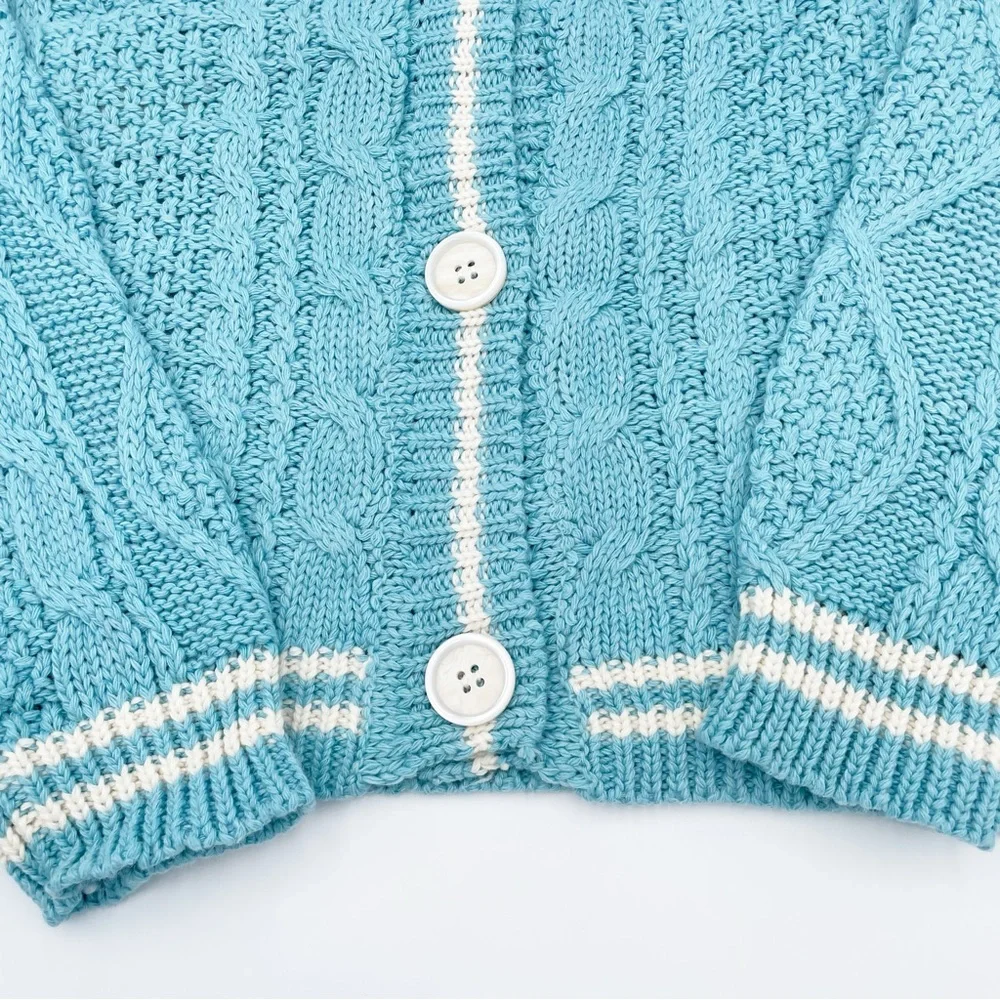 NEW Taylor Swift 1989 Cardigan Tayor's Version Blue Seagulls Size Medium Large